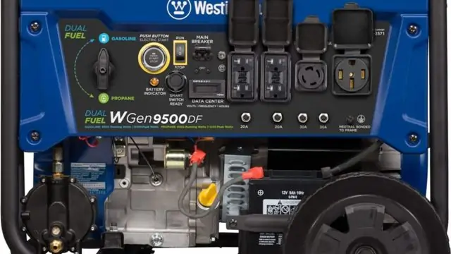 Westinghouse Dual Fuel Generator