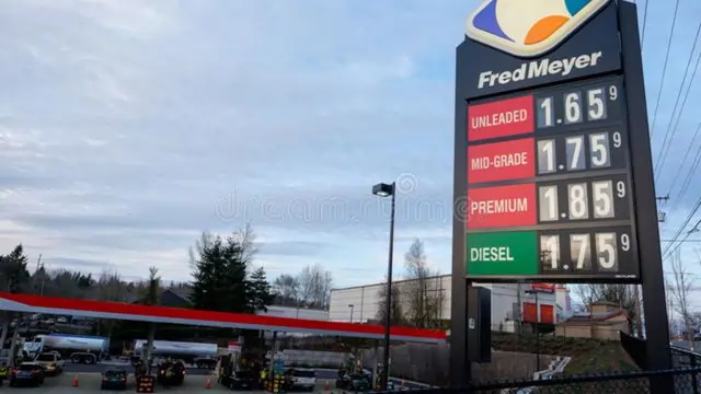 low gas prices fred meyer fuel station